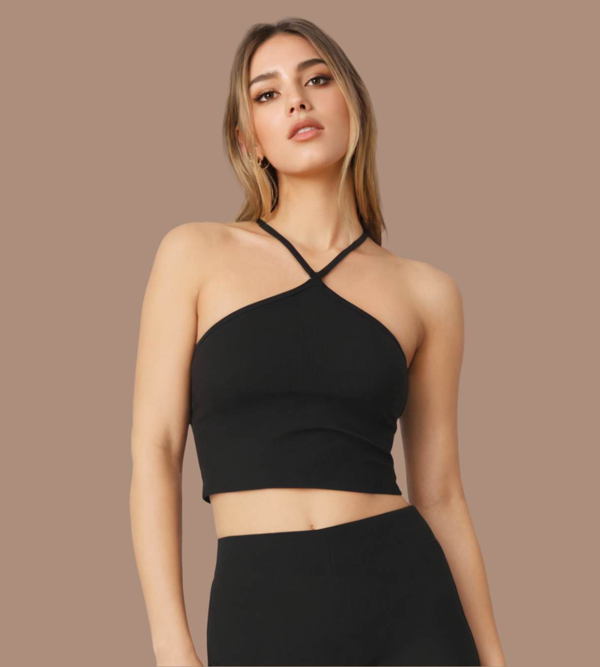 Lyysa - Cross Strap Crop Top – Just Crop Top Lyysa - Cross Strap Crop Top – Just Crop Top