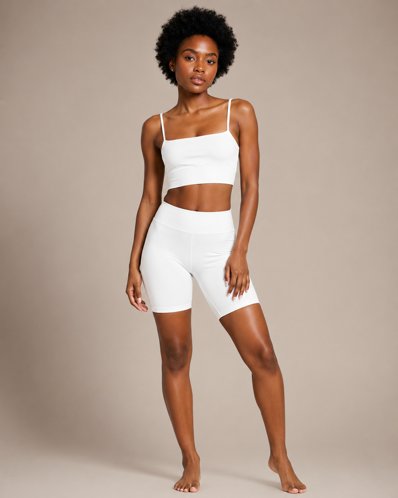 Leda Square Neck Crop Top