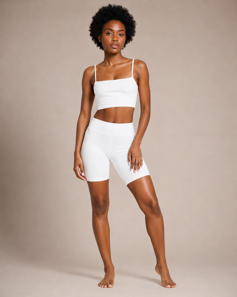 Leda Square Neck Crop Top