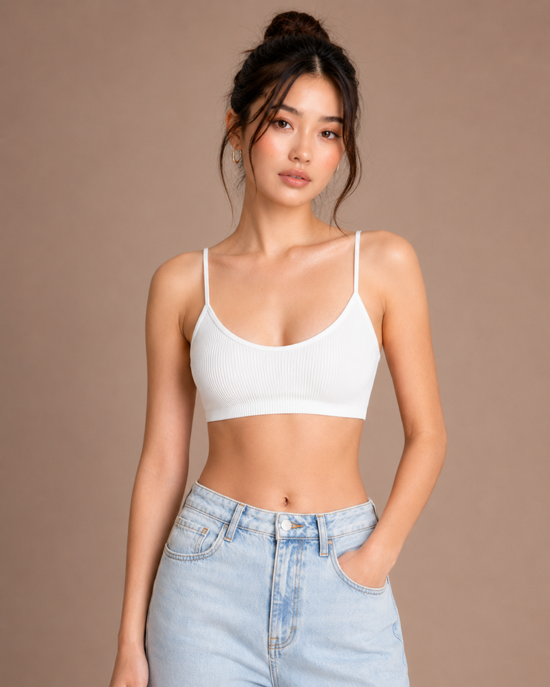 Maya Ribbed Crop Top